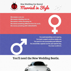 Wedding Beetle Rental